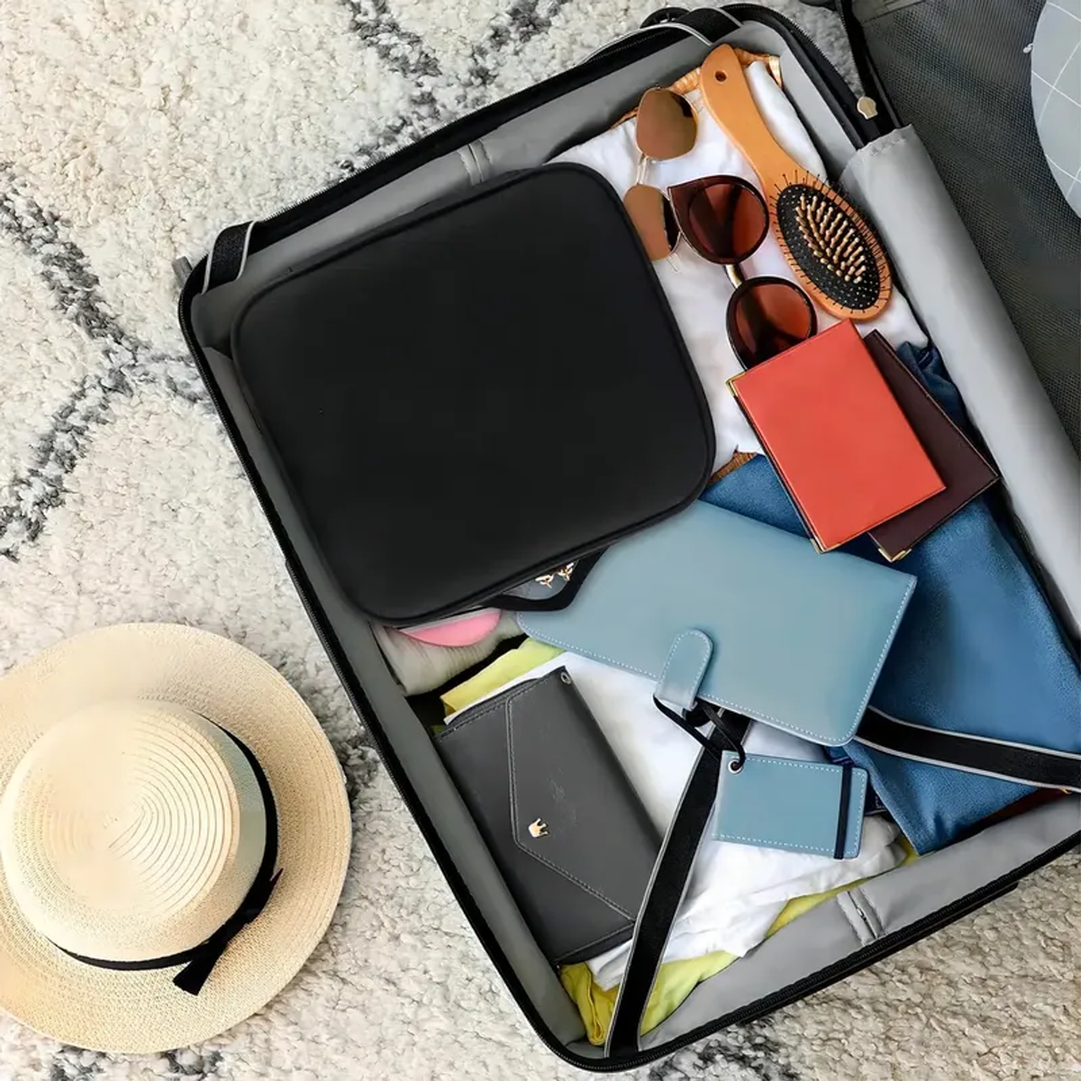 Maleta cosmetiquero para viaje y accesorios
