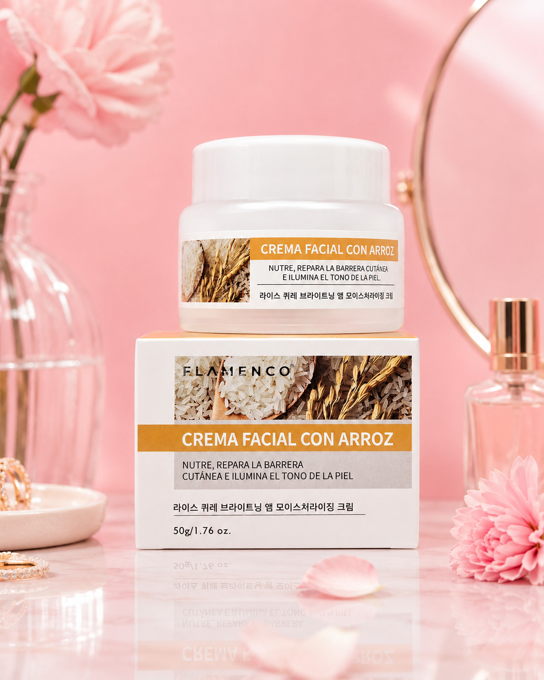 Crema Facial con Arroz Flamenco 50 g