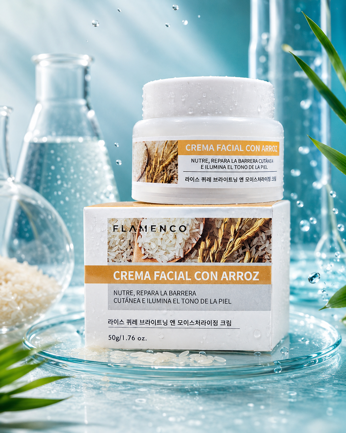 Crema Facial con Arroz Flamenco 50 g