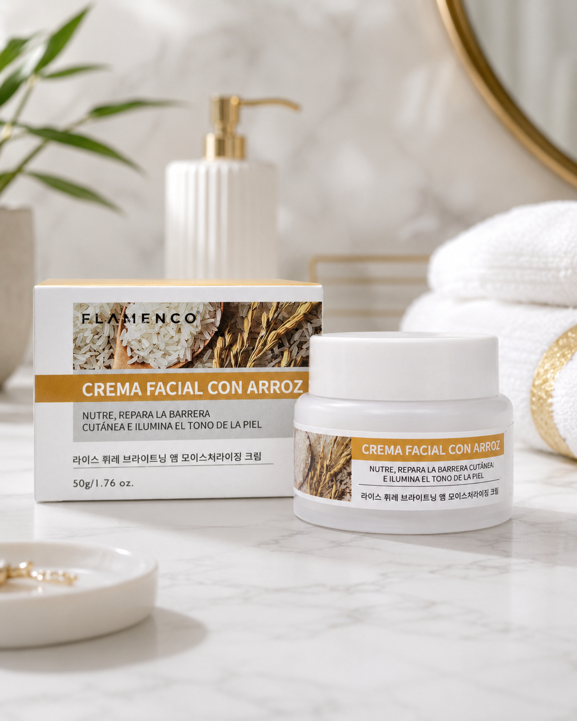 Crema facial con arroz Flamenco imagen de producto