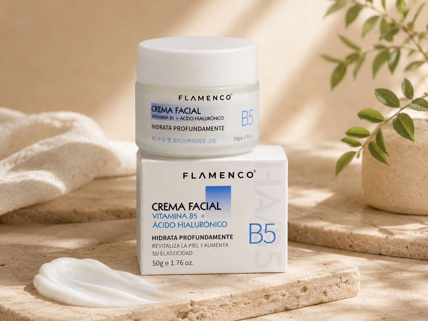 Crema Facial Vitamina B5 Flamenco 50g - foto 2