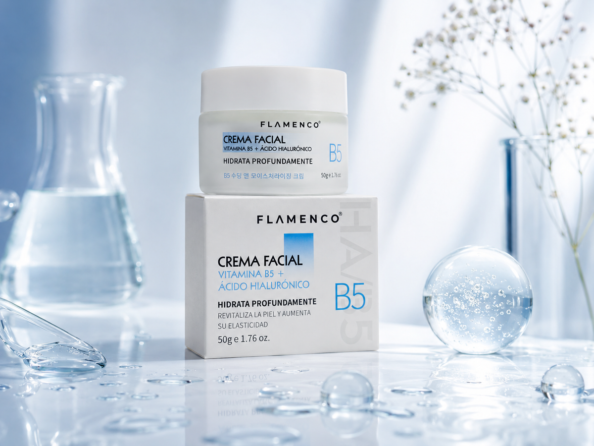 Crema Facial Vitamina B5 Flamenco 50g - foto 3