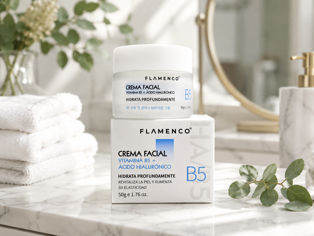 Crema Facial Vitamina B5 Flamenco 50g - foto 4