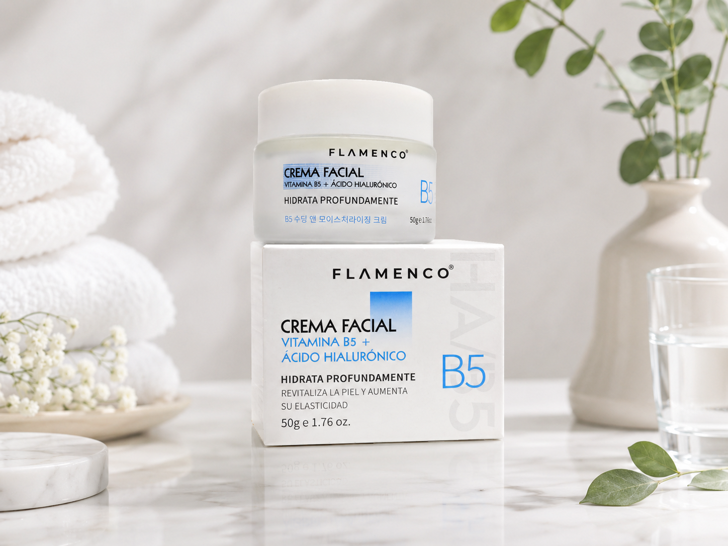 Crema Facial Vitamina B5 Flamenco 50g - foto 5