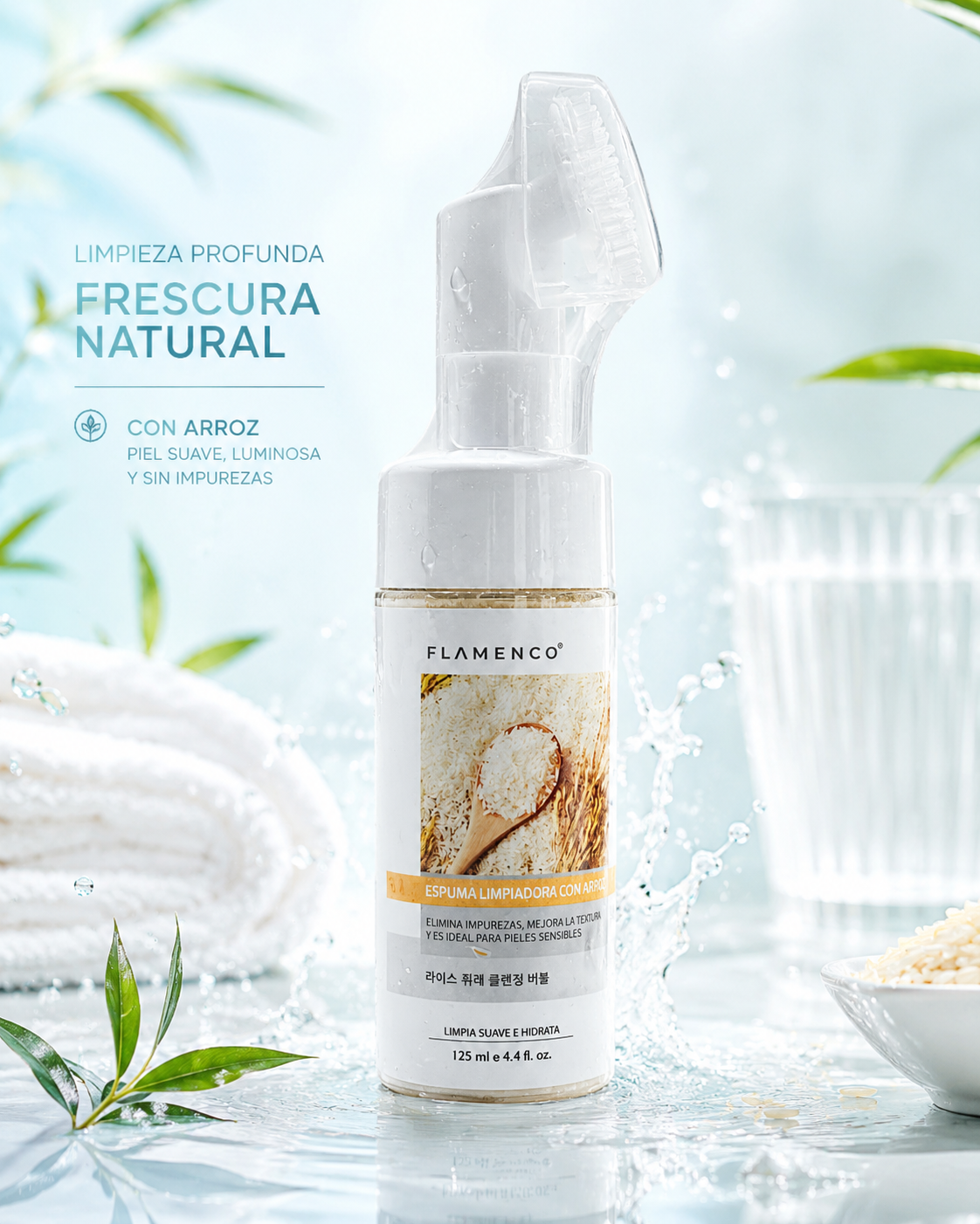 Espuma limpiadora de arroz Flamenco - imagen 5