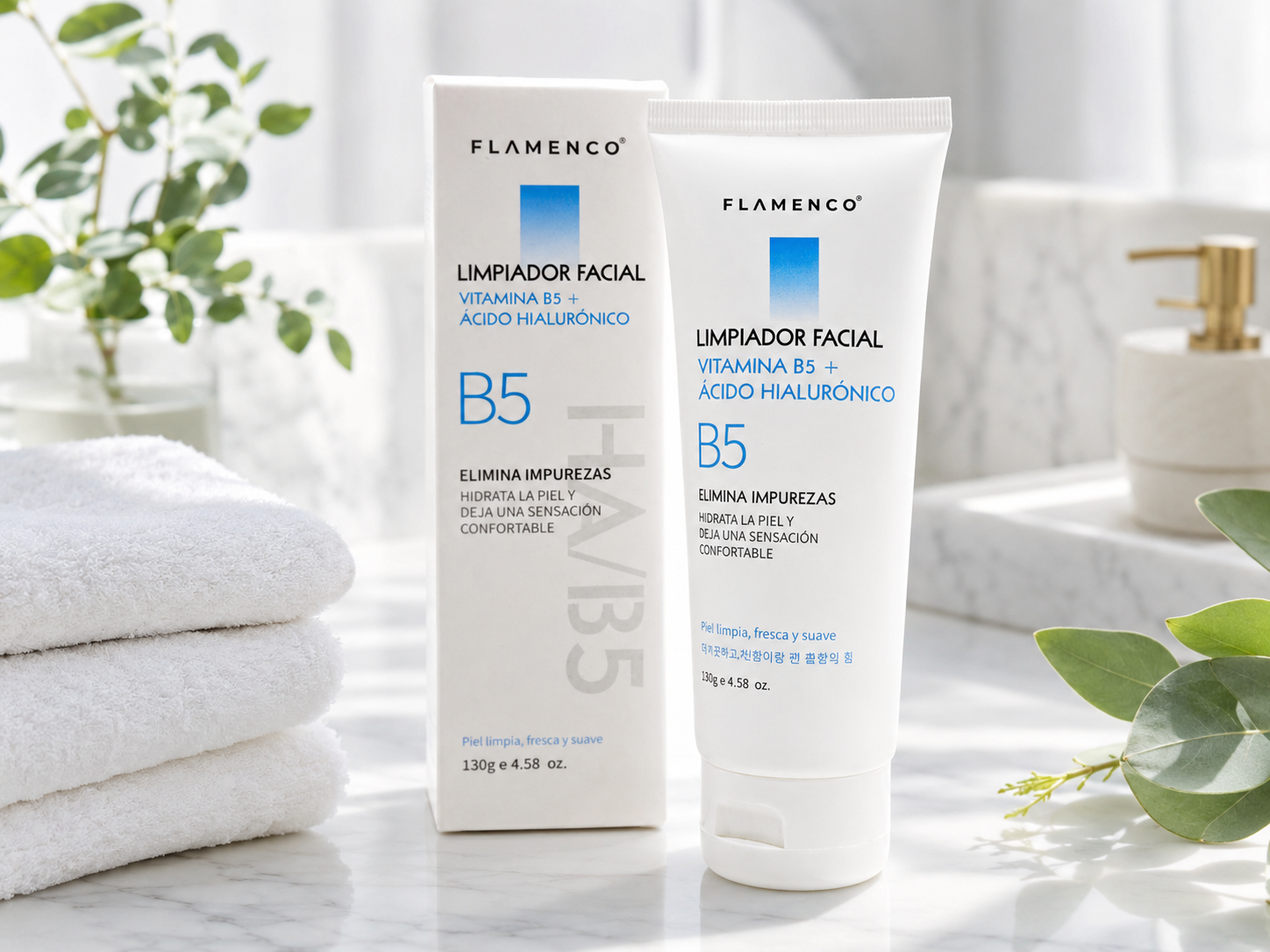 Limpiador Facial Vitamina B5 Flamenco 130g - foto 2