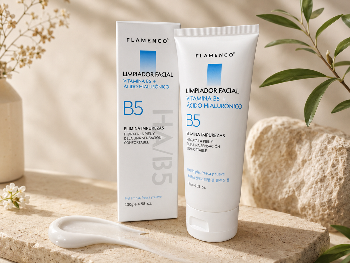 Limpiador Facial Vitamina B5 Flamenco 130g - foto 4