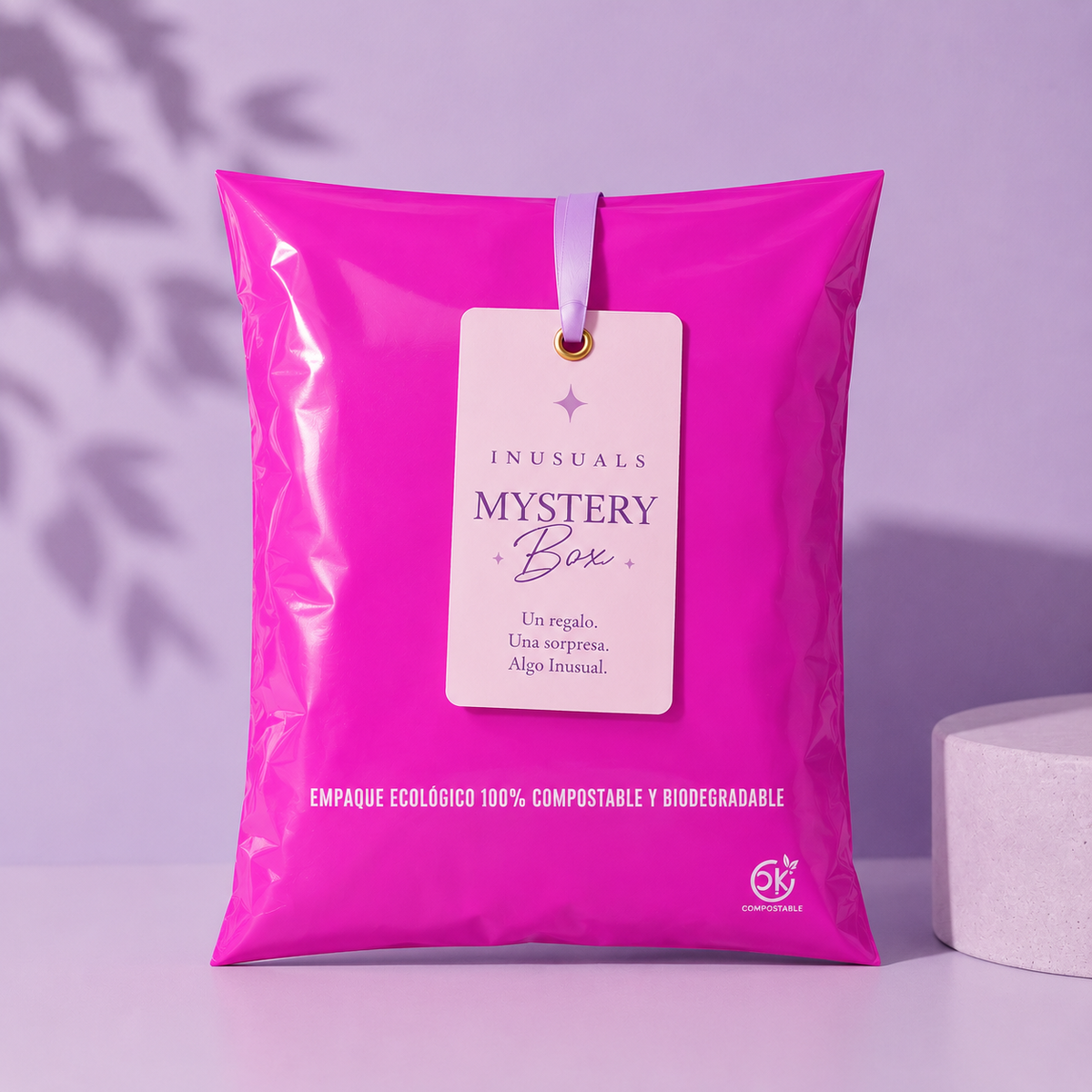 Mystery Box Inusuals Beauty fondo lila