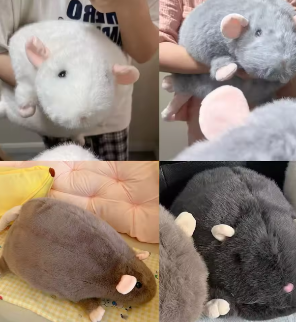 Peluche raton suave 30 cm foto 02