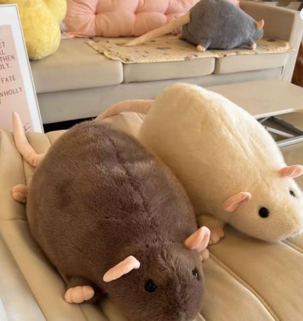 Peluche raton suave 30 cm foto 04
