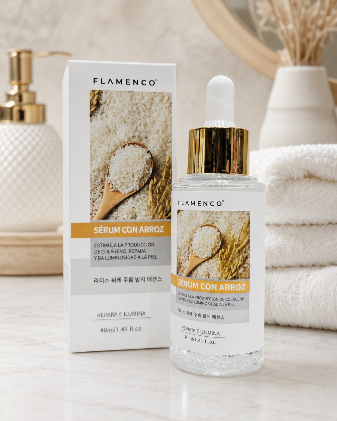 Sérum facial con arroz Flamenco imagen de producto