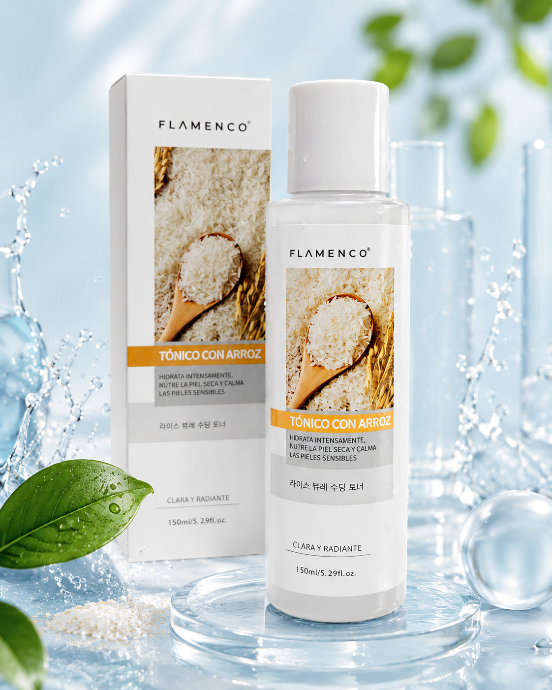 Tónico Facial con Arroz Flamenco 150 ml