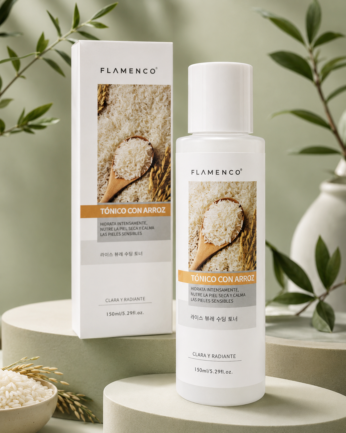 Tónico Facial con Arroz Flamenco 150 ml